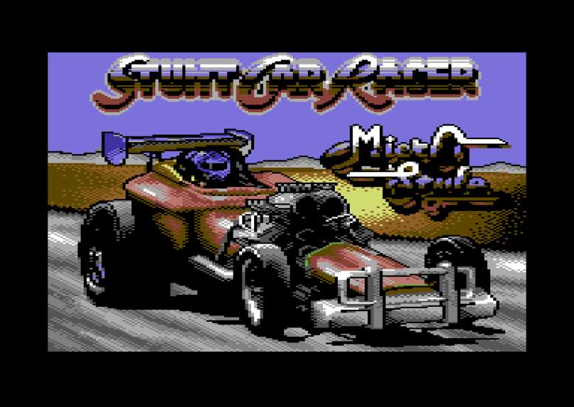 Stunt Car Racer Commodore 64 Loading Screen