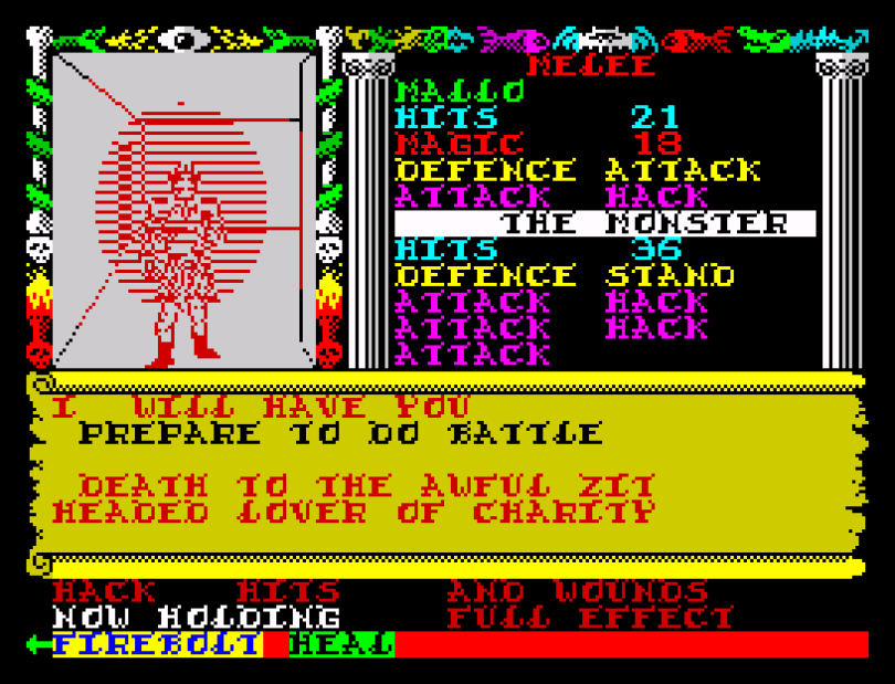 Swords and Sorcery ZX Spectrum