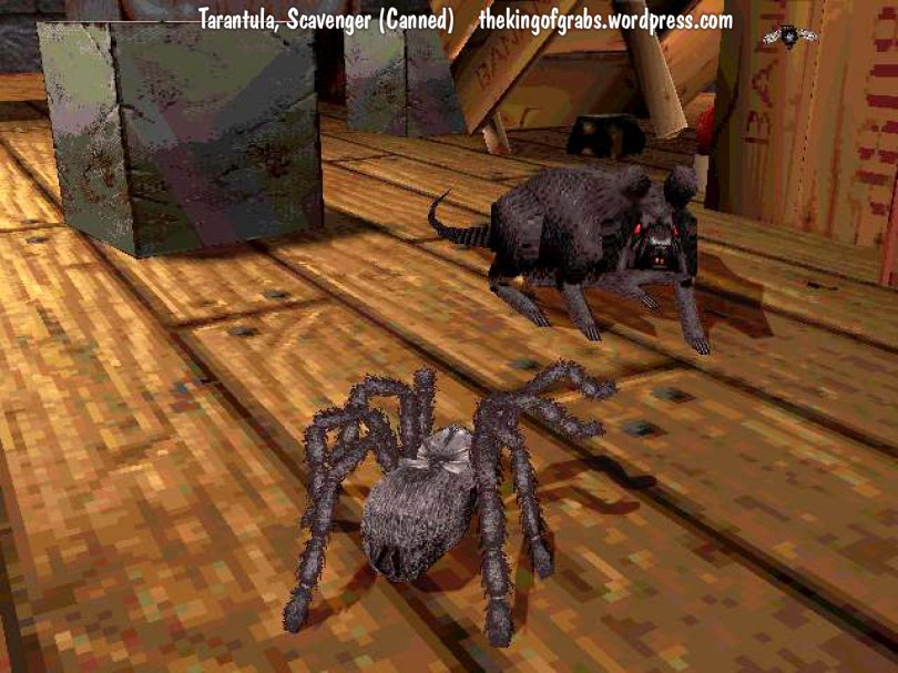 Tarantula - canned Scavenger game