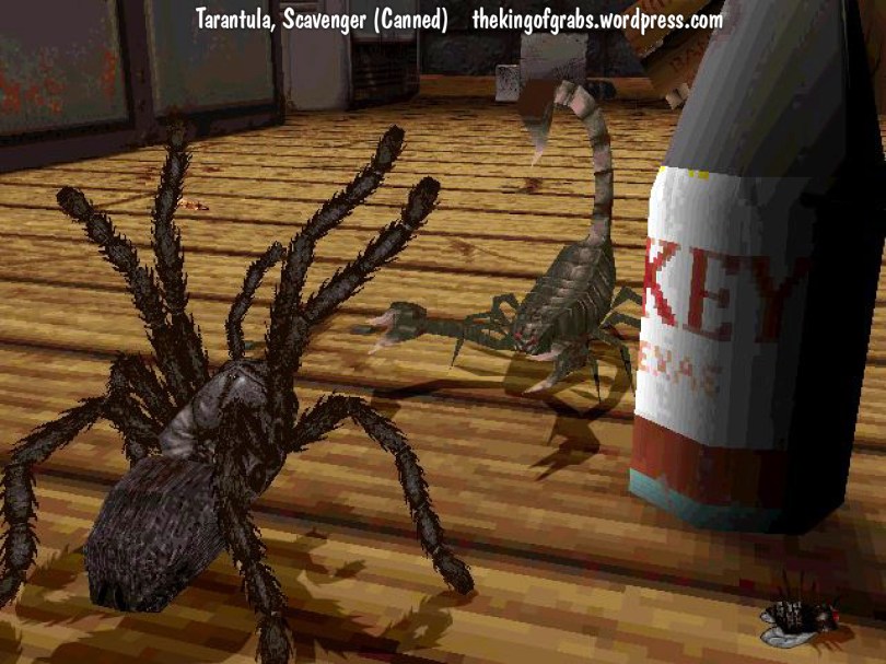 Tarantula - canned Scavenger game