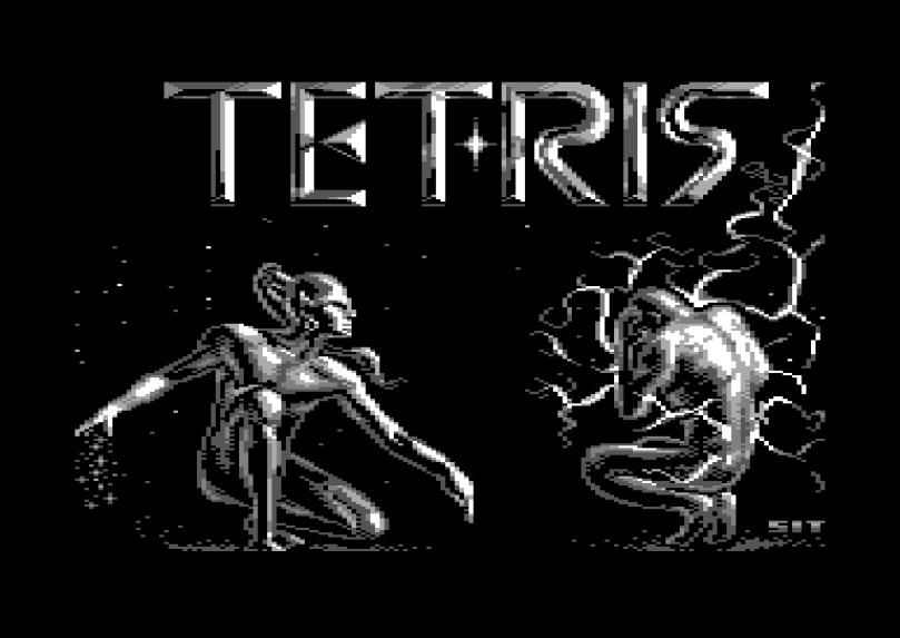 Tetris Commodore 64 Loading Screen