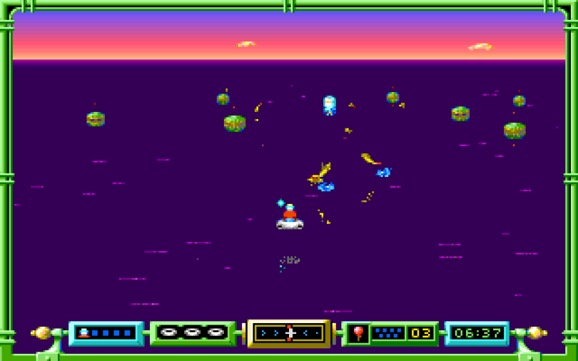 Typhoon Thompson - catching the fishes!