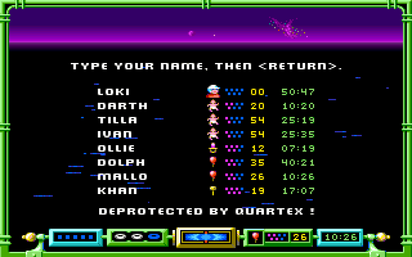 Typhoon Thompson high score table