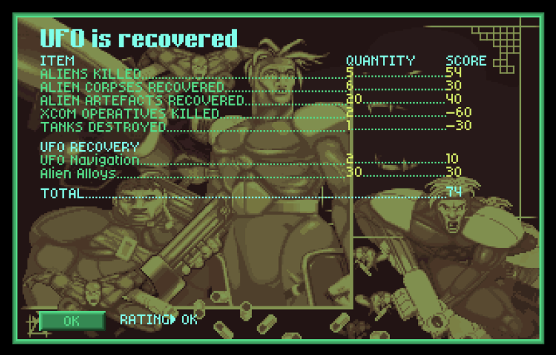 UFO Enemy Unknown aka X-COM UFO Defense on the Amiga