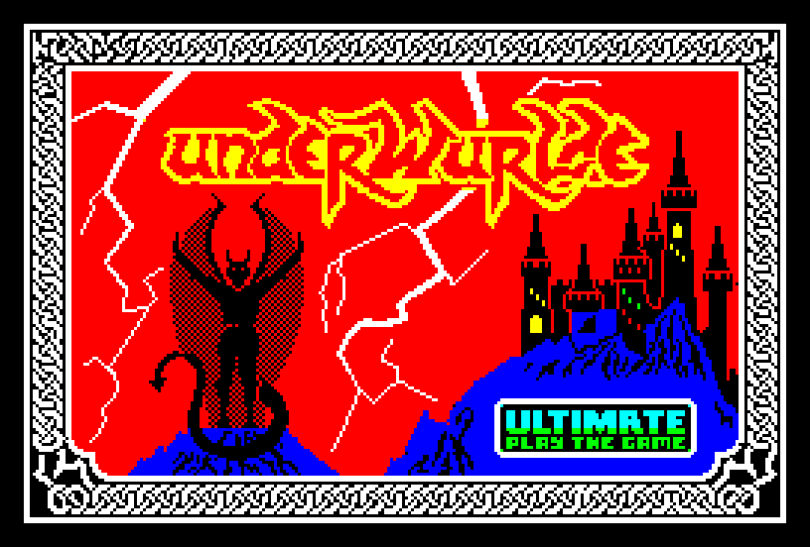 Underwurlde by Ultimate ZX Spectrum Loading Screen