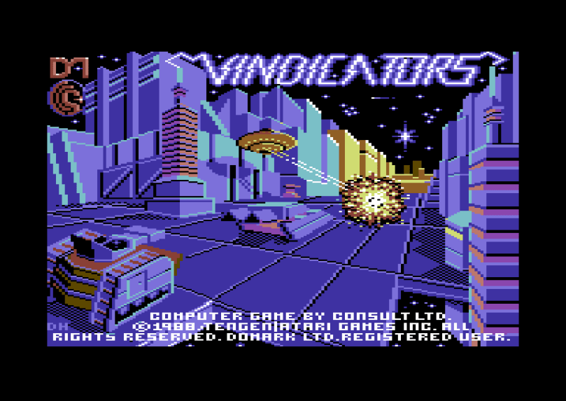 Vindicators C64 Loading Screen