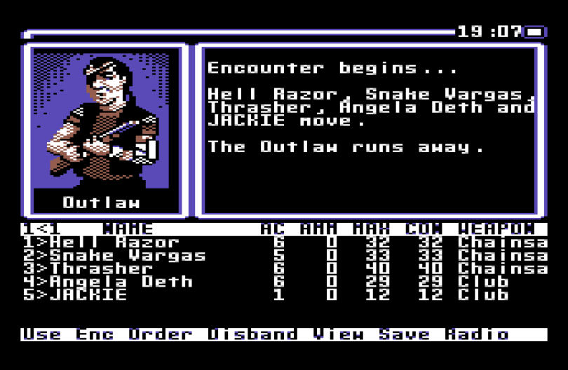 Wasteland on the Commodore 64