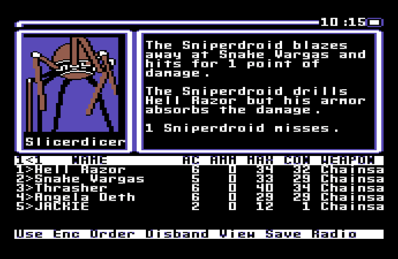 Wasteland on the Commodore 64