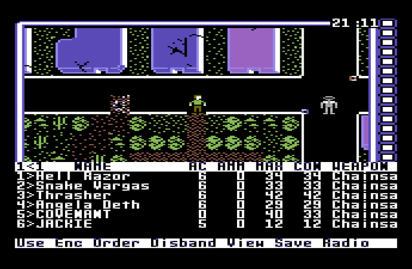 Wasteland on the Commodore 64