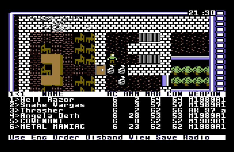 Wasteland on the Commodore 64