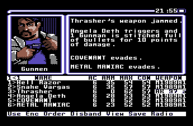 Wasteland on the Commodore 64