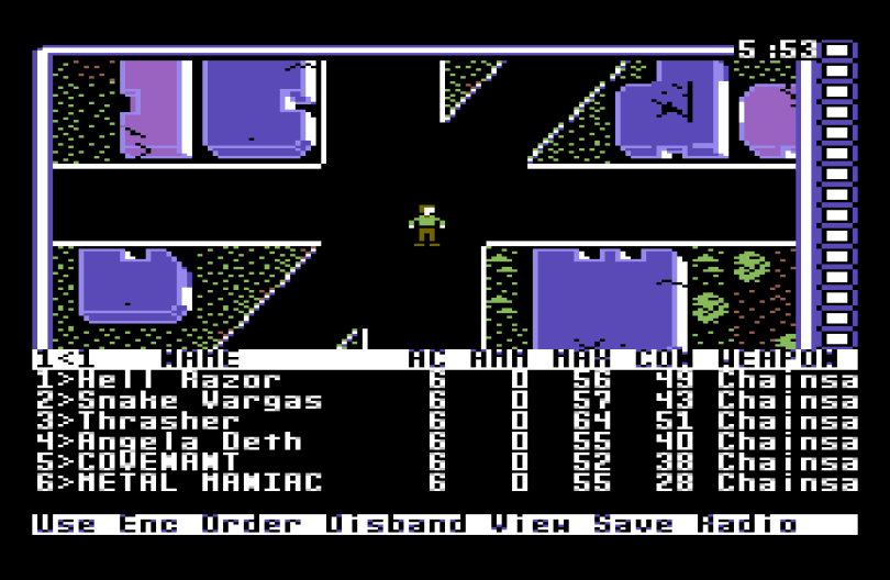 Wasteland on the Commodore 64