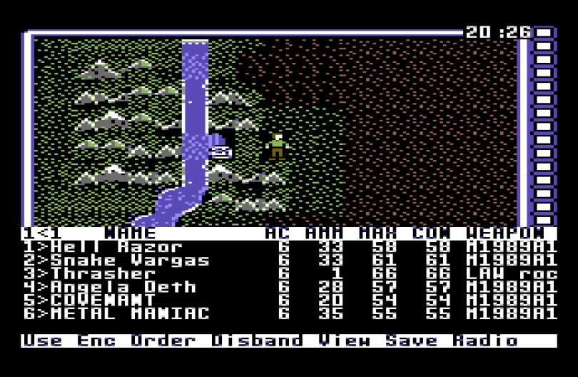 Wasteland on the Commodore 64