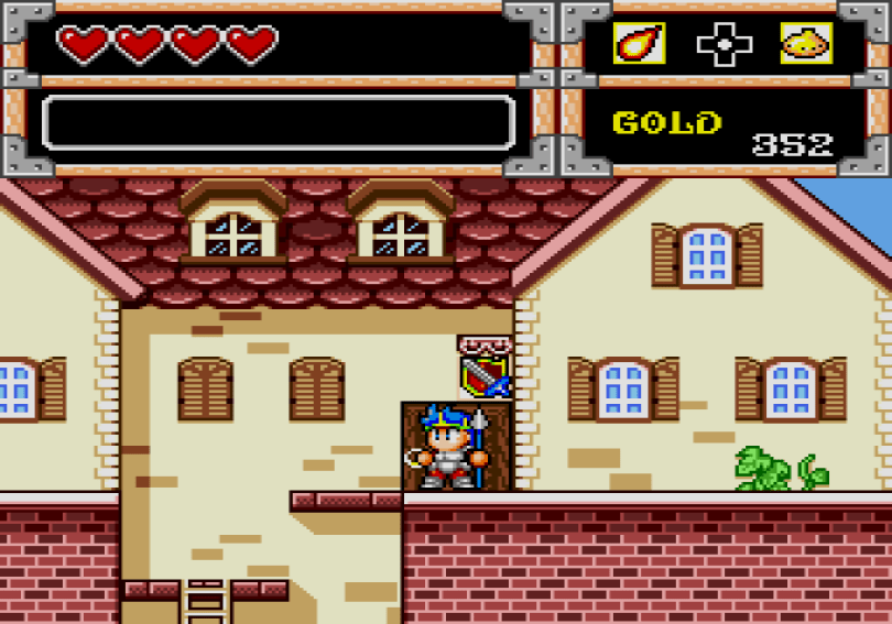 Wonder Boy in Monster World on the Megadrive/Genesis