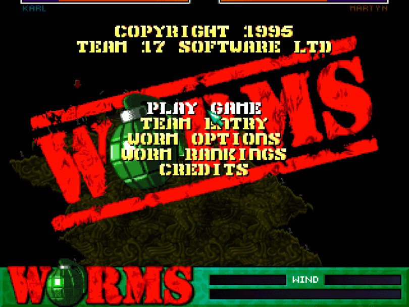 Worms on the PlayStation