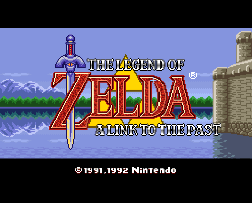 The Legend of Zelda: A Link To The Past on the Super Nintendo
