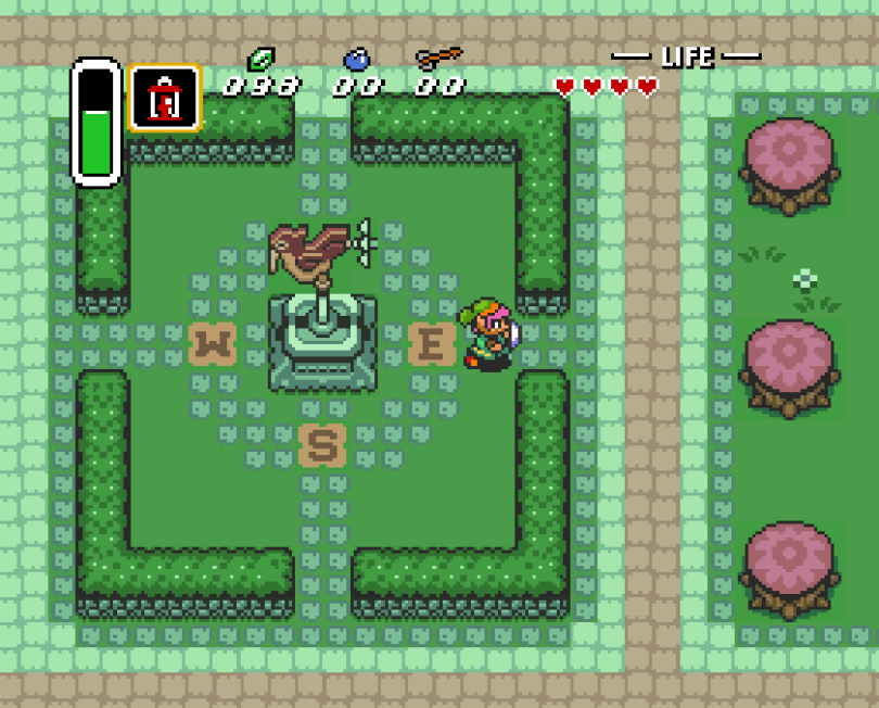 The Legend of Zelda: A Link To The Past on the Super Nintendo