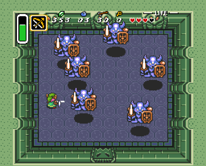 The Legend of Zelda: A Link To The Past on the Super Nintendo