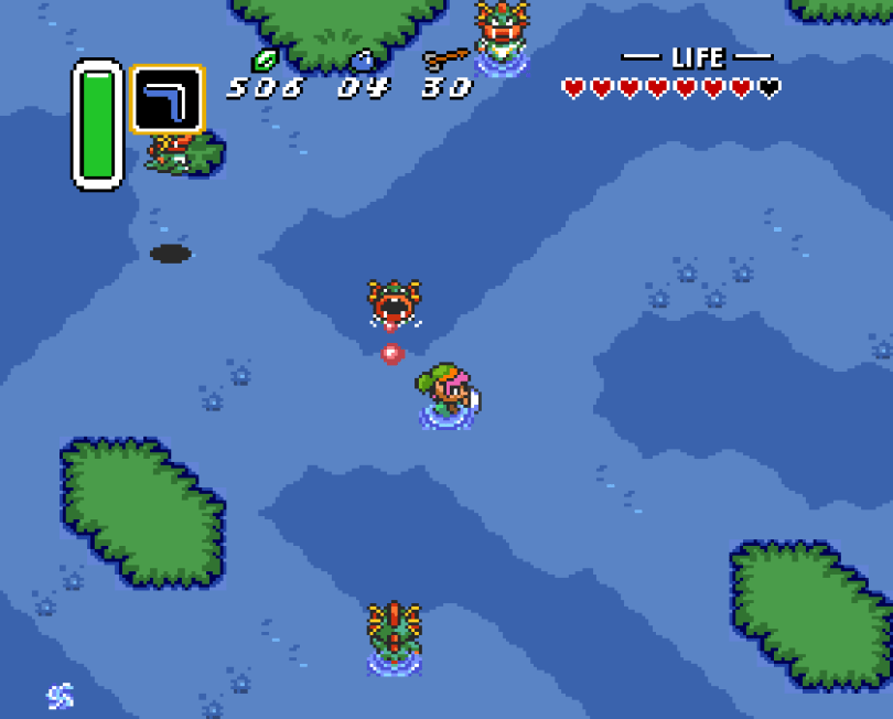 The Legend of Zelda: A Link To The Past on the Super Nintendo