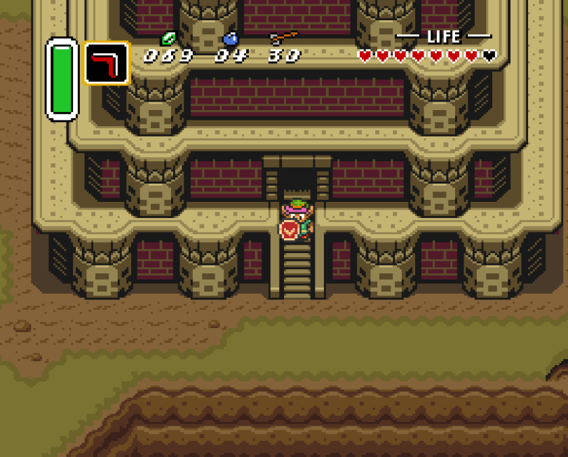 The Legend of Zelda: A Link To The Past on the Super Nintendo