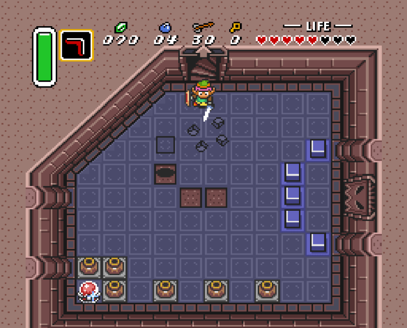 The Legend of Zelda: A Link To The Past on the Super Nintendo