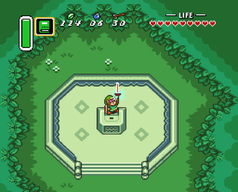 The Legend of Zelda: A Link To The Past on the Super Nintendo