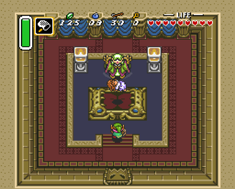 The Legend of Zelda: A Link To The Past on the Super Nintendo