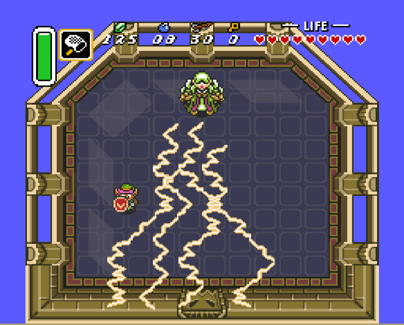 The Legend of Zelda: A Link To The Past on the Super Nintendo