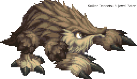 Seiken Densetsu 3 Bosses 03 - Jewel Eater
