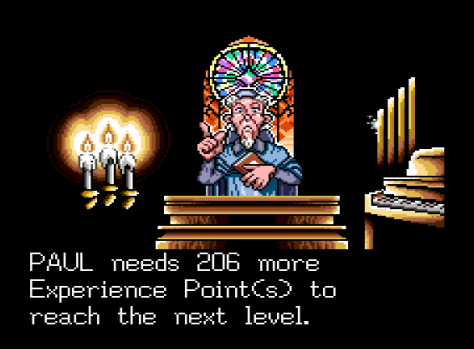 Shining in the Darkness Paul needs 206 EXP