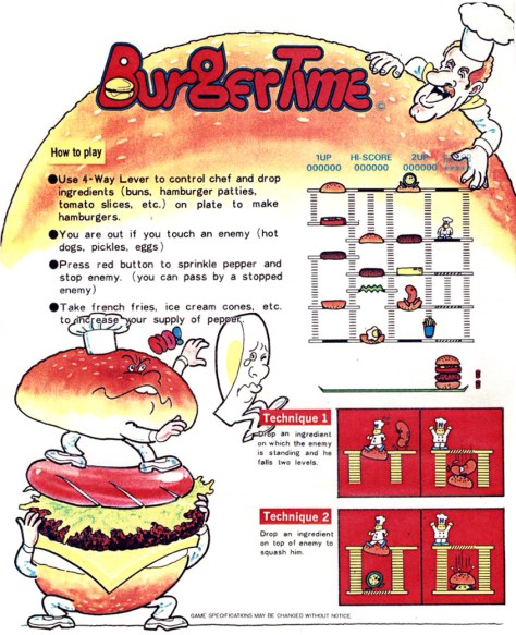 BurgerTime-Arcade-Flyer-2