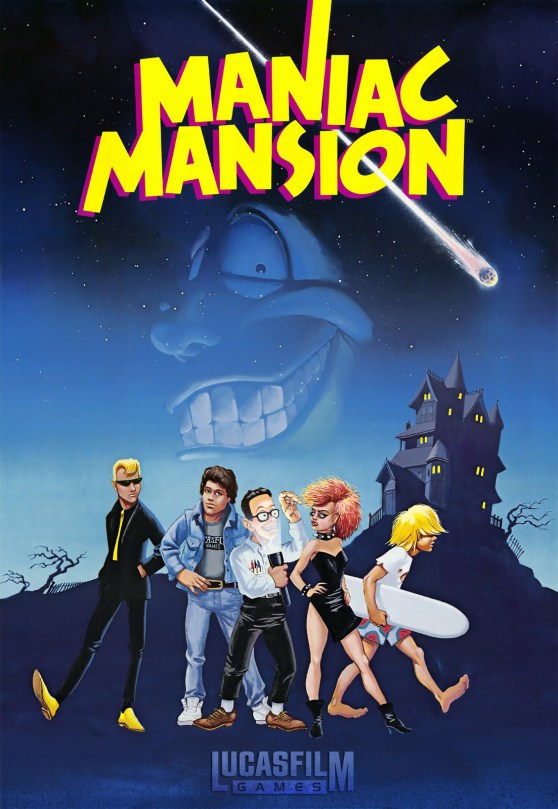 Maniac Mansion cover art