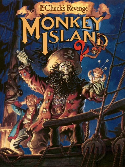 Monkey Island 2 artwork by Steve Purcell.