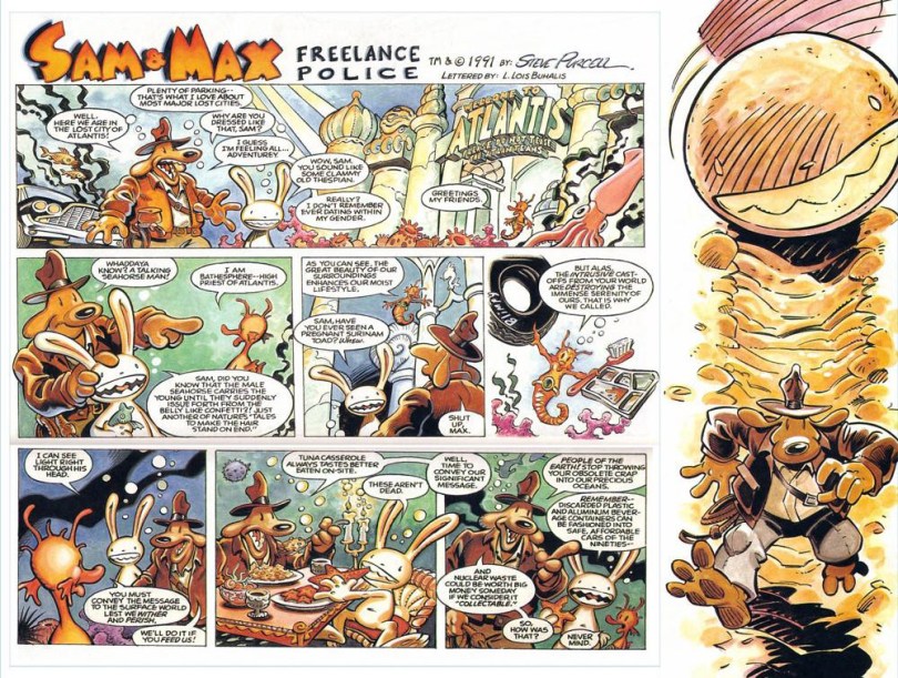 Sam & Max - Freelance Police - in Atlantis.