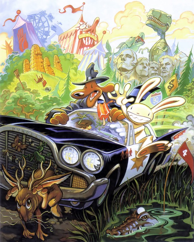 Sam & Max Hit the Road artwork by Steve Purcell