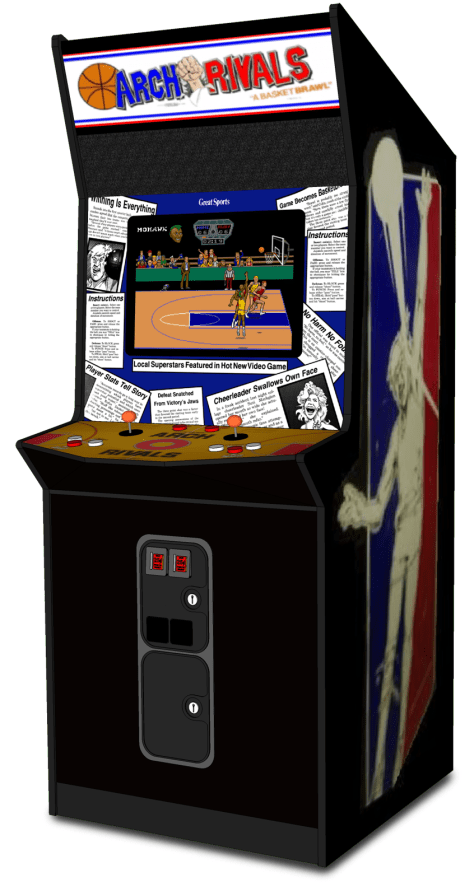 Arch Rivals Arcade Cabinet 1