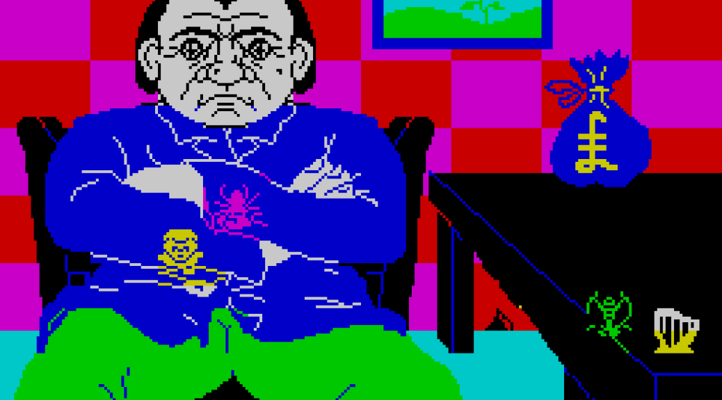 Jack Bazel 絵 Jack Bazel 絵 Jack and the Beanstalk, ZX Spectrum | The King of Grabs