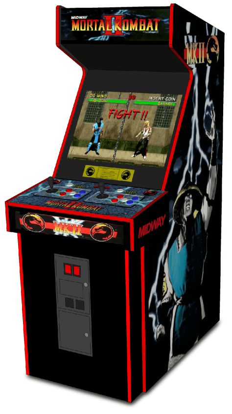 Mortal Kombat 2 Arcade Cabinet 1