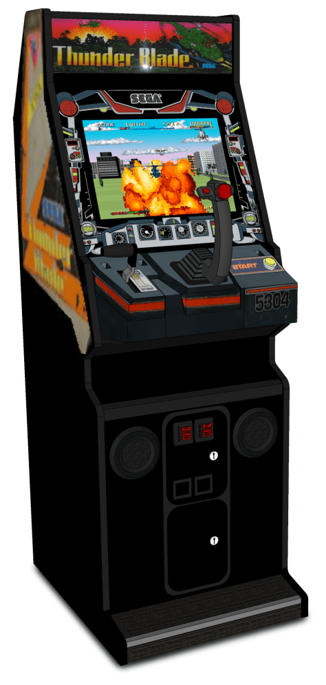 Thunder Blade arcade cabinet 1