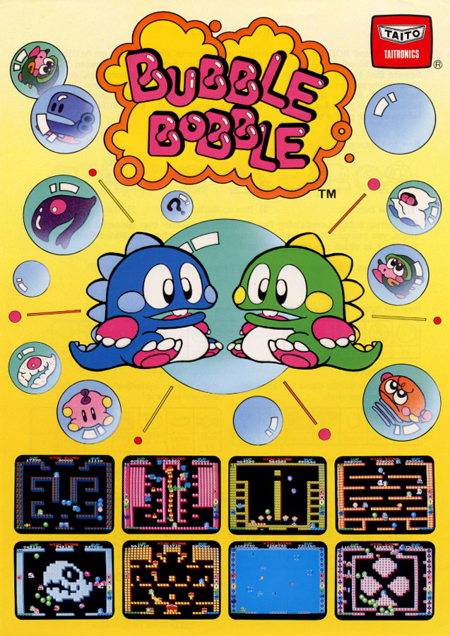 Bubble-Bobble-Arcade-Artwork