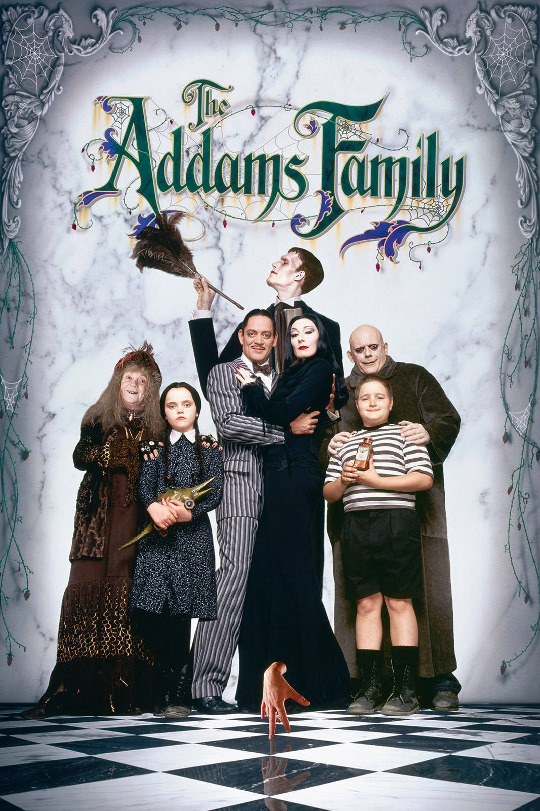 The Addams Family 1991 movie poster.